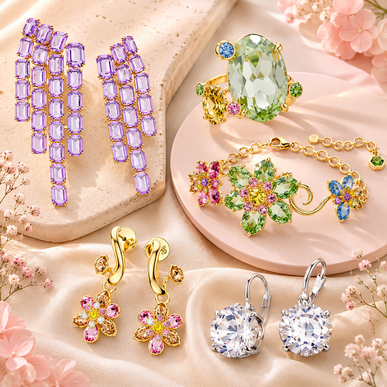 Crystal Earrings