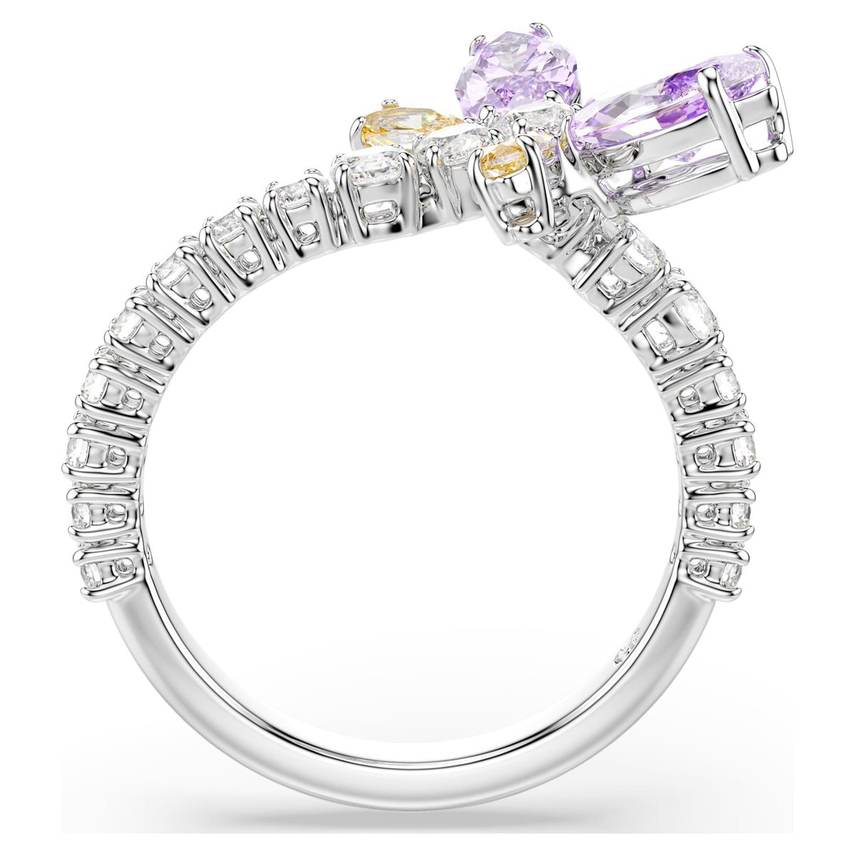 Dragonfly Crystal Motif Ring – Multicolored